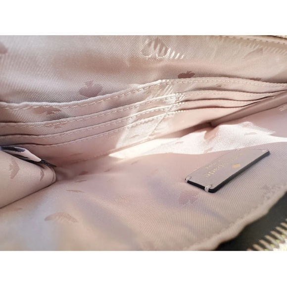 Kate Spade Dachshund Houndstooth Claude Fetch Wristlet Bag Clutch Purse - Picture 4 of 4